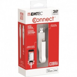 Emtec Clé USB DUO Lightning T500 - USB 3.0 - 32GB