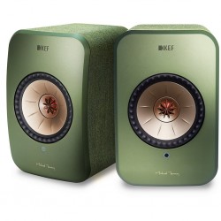 KEF Enceinte bibliothèque Enceinte sans fil LSX Wireless verte