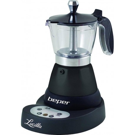 Beper Cafetière noir Lucilla