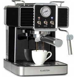 Klarstein Machine à expresso Gusto Classico 1350W - Noir