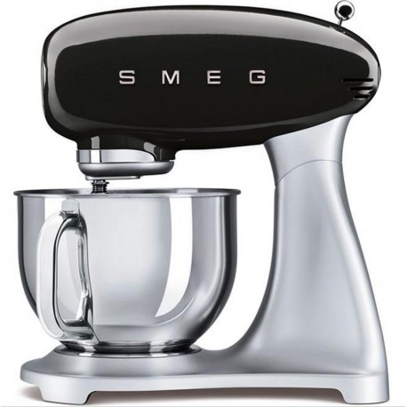 Smeg Robot Pâtissier Noir 800W 4,8L SMF01BLEU