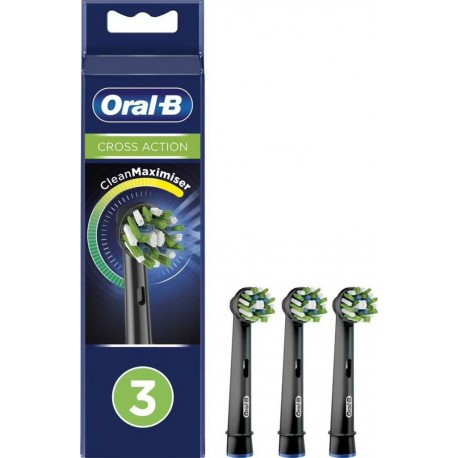 Oral-B crossaction brossette avec cleanmaximiser noire