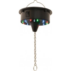 FX LAB Fx-Lab Jeu de lumières Moteur de boule à facettes LED alimenté par batterie