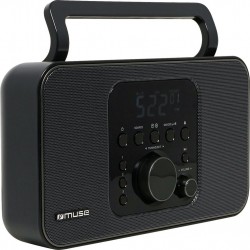 MUSE Radio FM M-091 R noir - pile et secteur