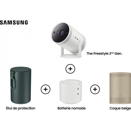 Samsung Mini vidéoprojecteur The Freestyle 2ndgenSP-LFF3+accessoires