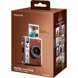 Fujifilm Appareil photo Instantané Instax Mini EVO Brown