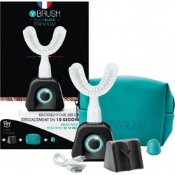 Ybrush Brosse à dents électrique NylonBlack Premium