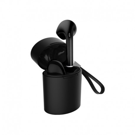 Be Mix Écouteurs sans fil rechargeables EarBox Signature noir