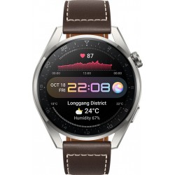 Huawei Montre connectée Watch 3 Pro Classic Marron