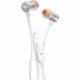 JBL Écouteurs T290 Jack 3.5 mm Intra-auriculaire Silver