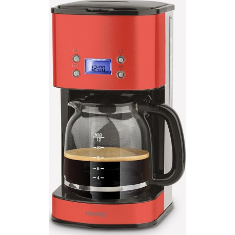 H.Koenig mg30 rouge cafetiere programmable 12-20 tasses