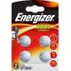 Energizer 4 piles boutons lithium 3V CR 2025 (lot de 2)