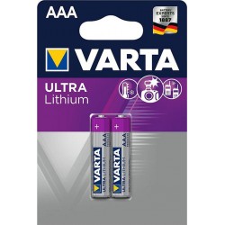 Varta Ultra Lithium 2 piles 1,5V AAA (lot de 2)