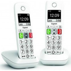 Gigaset Téléphone sans fil E290 DUO BLANC