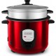 Kitchencook Cuiseur riz Cuiseur à Riz De 1,8 L Rouge Avec Panier