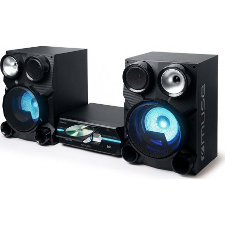 MUSE Chaîne HiFi M-80DJ lecteur CD/RW/MP3/USB /Radio