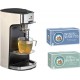 SENYA Machine à thé Crème + 2 boites d'infusions