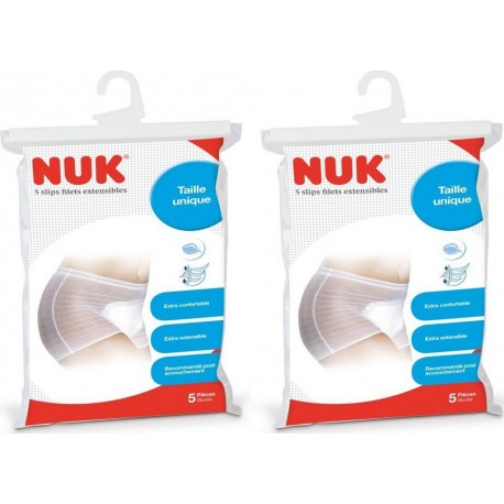 NUK Set d'accessoires Slips filet 2x5
