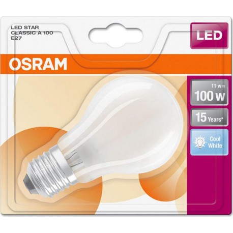 Osram ampoule LED Star Classic E27 11W (100W) blanc froid (lot de 2)