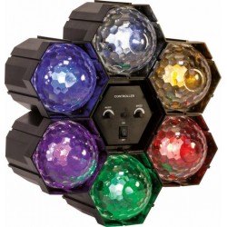 Fx-Lab Jeu de lumières Jeu de lumière à 6 modules Multicolore L
