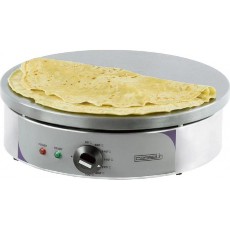 CASSELIN Crêpière Ronde 2700W 40cm Inox Ccr40e