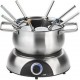 Set à fondue clatronic fd 3516 en acier inoxydable