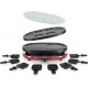 H.koenig rp418 appareil a raclette 4 en 1 raclette crepiere grill pierre a griller 1500W