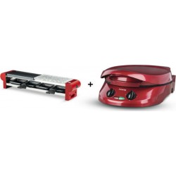 H.koenig rp4 appareil a raclette pierre + trt180 tart express cuiseur grill et plancha