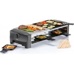 Princess 162820 appareil a raclette 8 personnes - noir