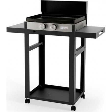 Plfo250dc plfo250dc Plancha gaz 4200W plaque fonte émaillée 50x35cm avec chariot - plfo250dc plfo250dc