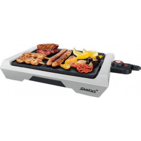 Ste4011833302694 Steba 064500 vg50 grill de table - 2000 w - plaque de cuisson céramique 35x25cm - gris et noir