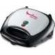 Mnex Sw6118.12 Coloris Chrome/Noir MNEX SW6118.12 coloris chrome/noir Croque gaufrier MNEX SW6118.12 coloris chrome/noir