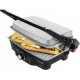 Gril électrique cecotec rock'ngrill 1500 acier, 1500 w, ouverture 180º