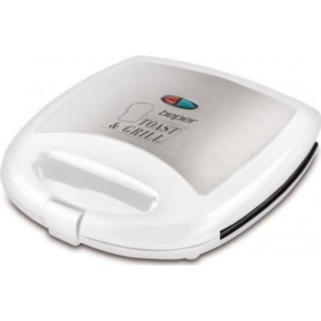 Beper 90620 machine a sandwish toast + grill - 1300 w - blanc BEP8051772714154