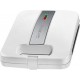 Appareil à sandwichs clatronic st 3629 4 tranches - blanc-inox