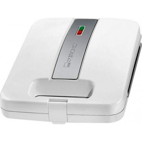 Appareil à sandwichs clatronic st 3629 4 tranches - blanc-inox