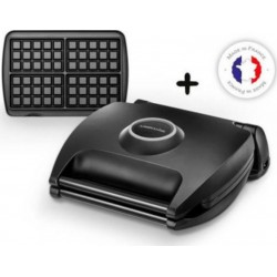 Lag3196200890019 Lagrange 089 001 - gaufrier 4 gaufres réversible sur socle - 155x100mm - multifonctions - 1700W - voyant de con
