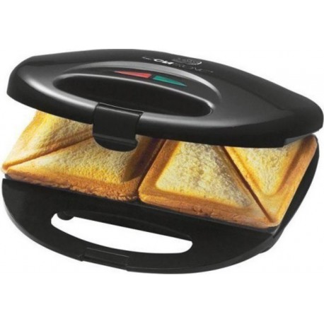 Appareil à sandwichs clatronic st 3477 - noir-inox