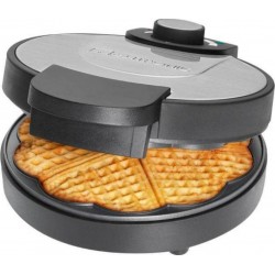 Gaufrier clatronic wa 3492 1000W - noir-inox