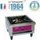Réchaud gaz professionnel - classique et wok - 1 feu - 14000 w - sofraca