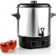 Klarstein biggie distributeur de boissons chaudes 27l - minuterie réglable - 2000W - silver