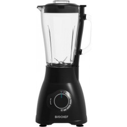 Biochef Blender biochef galaxy - moteur 1200W - bol en verre 1,75l - smoothies, sauces, purées, soupe (noir)