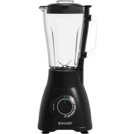 Biochef Blender biochef galaxy - moteur 1200W - bol en verre 1,75l - smoothies, sauces, purées, soupe (noir)