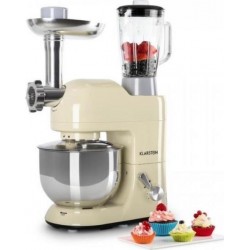 Klarstein lucia morena robot pâtissier - hachoir à viande (2000w, bol 5 litres, 6 vitesses) TK2-LUCIA MORENA