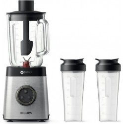Philips avance collection blender, 1 400 w, problend 6 3d, bol en verre de 1,8 l
