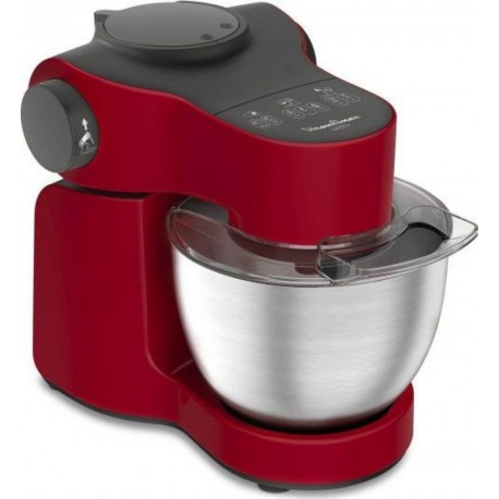 Moulinex qa311510 robot pâtissier wizzo - 1000W - rouge + blender