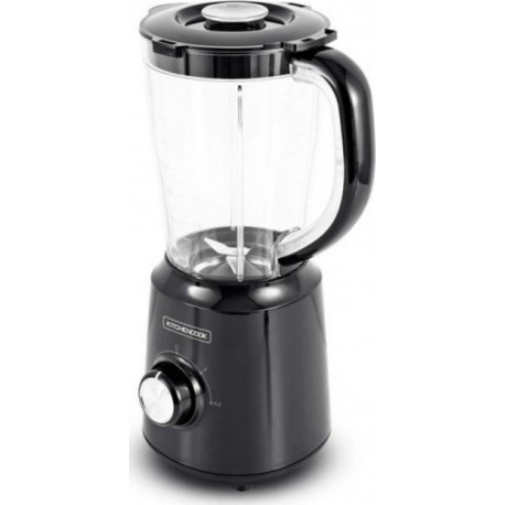 Kitchencook Blender 500W 1.5l avec 2 lames inox b5turbo noir de kitchencook