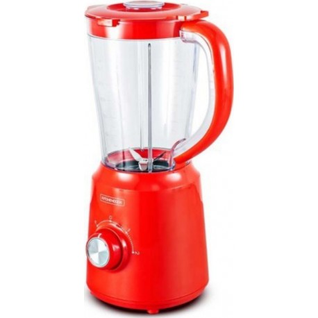 Kitchencook Blender 500W 1.5l avec 2 lames inox b5turbo rouge de kitchencook