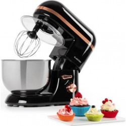 Klarstein bella elegance robot de cuisine 6 vitesses - bol 5 litres - 2000W - fonction pulse - noir TK2-Bella Elegance B