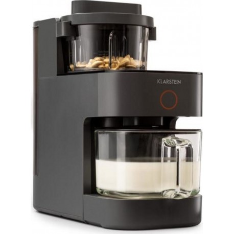 Klarstein Machine à lait - klarstein marcia nut milk maker 300 - 1200 ml - 360° touch - réservoir d'eau amovible - noir